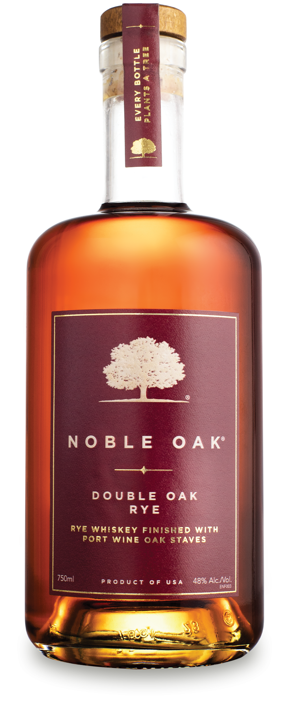 Noble Oak Rye Bottle